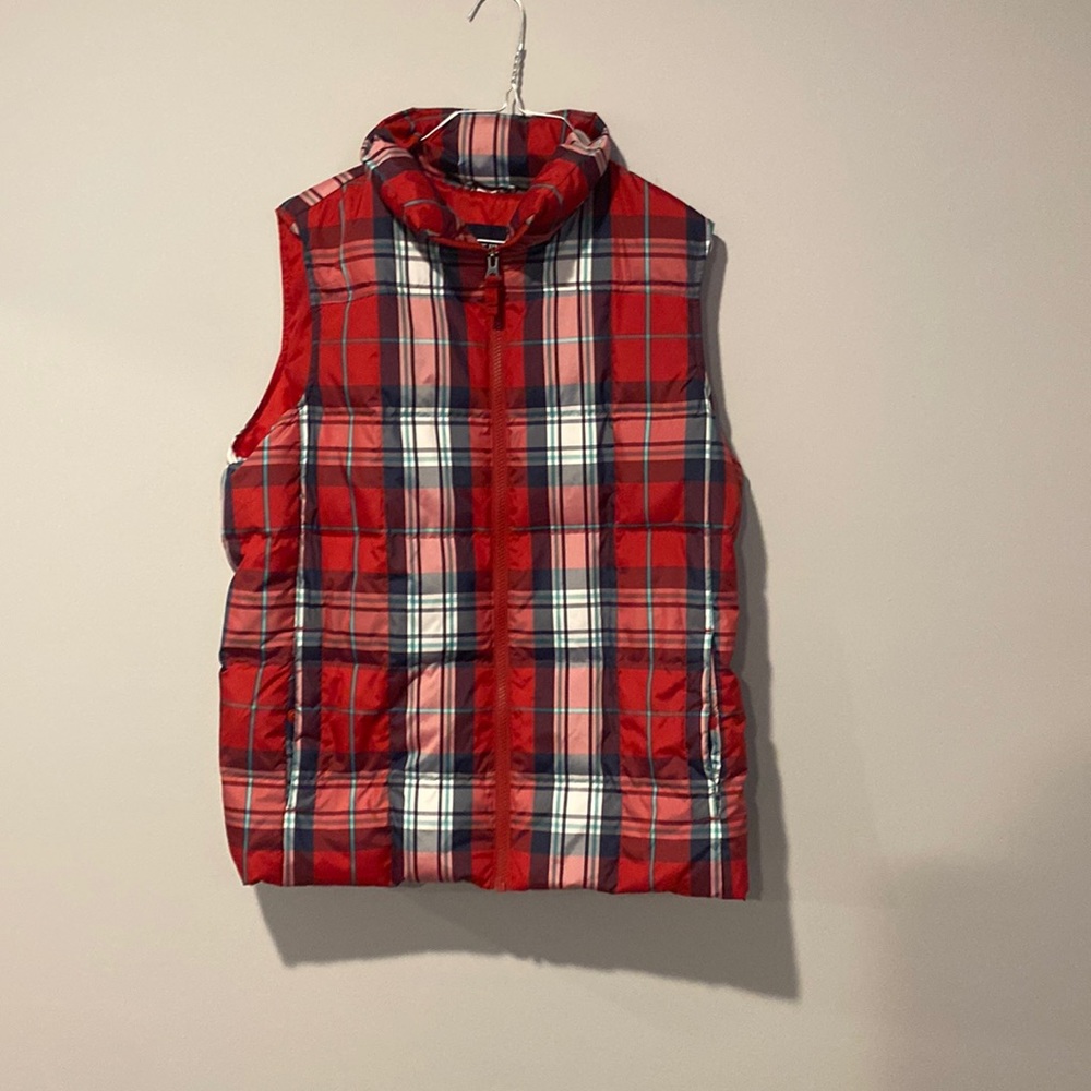 Lands’End Vest Medium Red